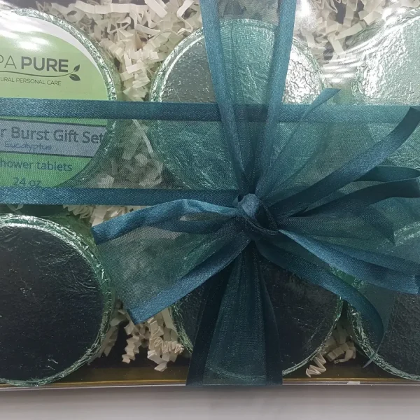 Gift Set with 6 Aromatherapy Shower Tablets - Eucalyptus - 100% Natural Essential Oil Blends